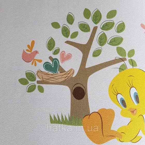 Метровые виниловые обои на флизелинке AdaWall Ada Kids метровые детские бэтмен комиксы синий красный черный Киев