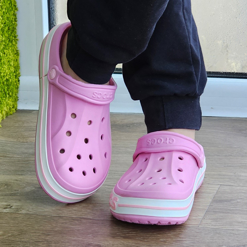 Жіночі Крокси Рожеві капці CROCS Шльопанці (розміри: 34,35,36,37) Дніпро - фото 4