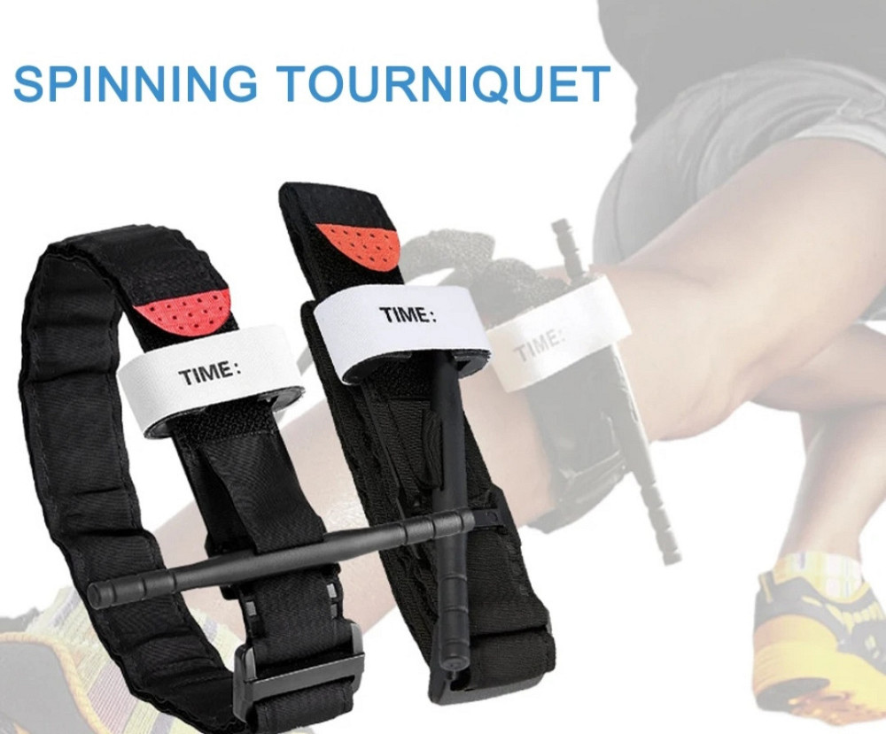 Жгут медицинский турникет тактический тканевый черный 65 см Киев - изображение 4