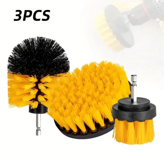Набір нейлонових щіток для дрелі та дому, 3 шт Київ
