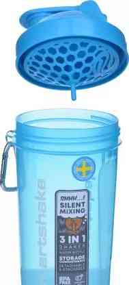 Шейкер спортивний SmartShake Slim 500ml Neon Blue Каменское