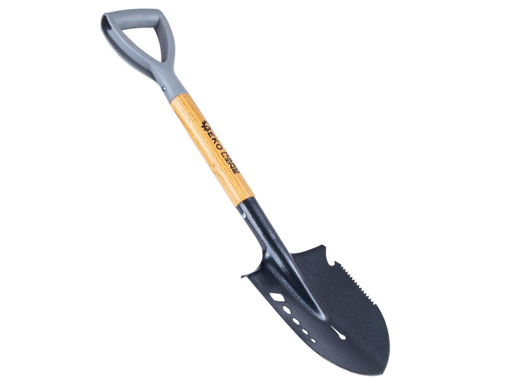 Лопата-рискаль вкорочена (саперка) "GeKo" з дерев'яним держаком 16,5х22/ 70 см Стрий - фото 8