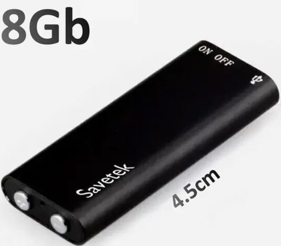 Міні диктофон Savetek 8Gb/16Gb з активацією голосу Харків - фото 6