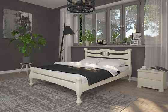 Двуспальная кровать Mebigrand Даллас Белый (RAL9003) 140х190 см (DMBG-1762) Днепр