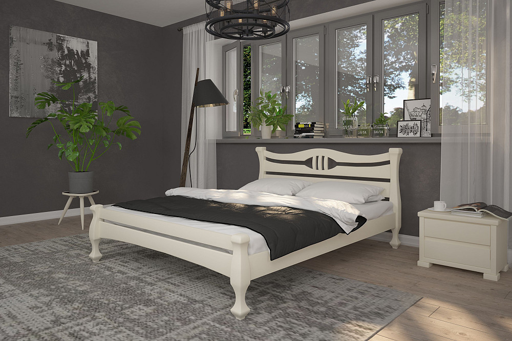 Двоспальне ліжко Mebigrand Даллас Білий (RAL9003) 140х190 см (DMBG-1762) Дніпро - фото 2