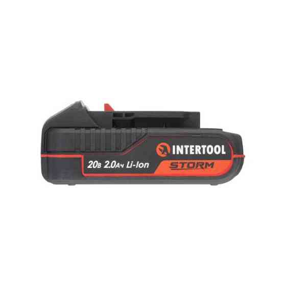 Акумулятор Li-ion INTERTOOL WT-0340, 20 В, 2,0 Аг -  індикаторна батарея intertool Львів
