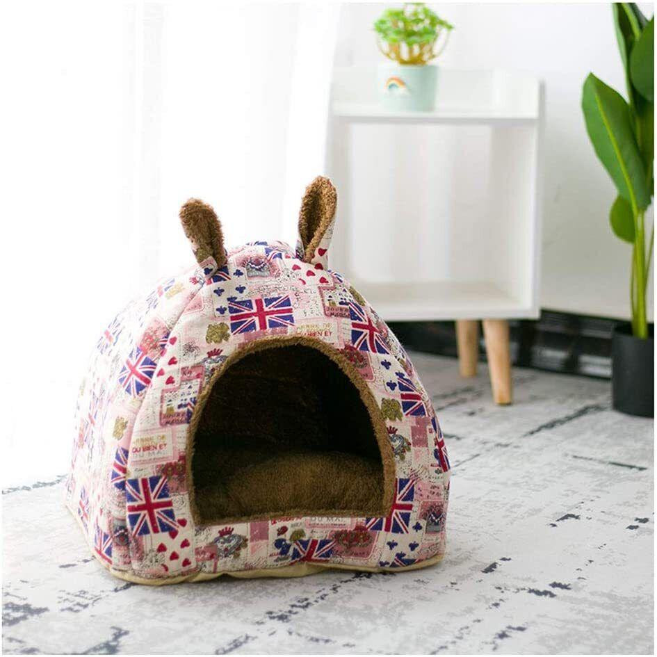 Лежак домик для кошек и собак мелких пород с ушками М №1 22-2 Киев - изображение 1