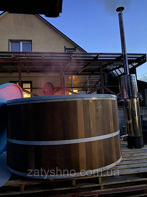 Чани на 5 осіб (2 метри в діаметрі) з джакузі та піччю Київ - фото 7