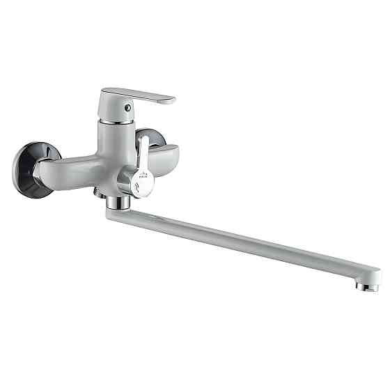 Змішувач для ванної Globus Lux Laguna GLA-0208-7-WHITE EURO Луцк