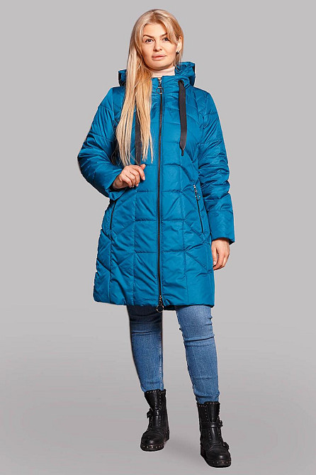 ПРАКТИЧНАЯ ЖЕНСКАЯ КУРТКА - ПЛАЩ БЕРТА  В БОЛЬШИХ РАЗМЕРАХ НА ОСЕНЬ / ВЕСНУ. 50-60р. Київ - фото 7