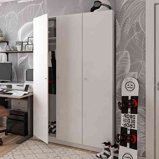 Шафа розпашна для одягу Doros Промо 135х48х204 см Білий (DRS-011204) Львів