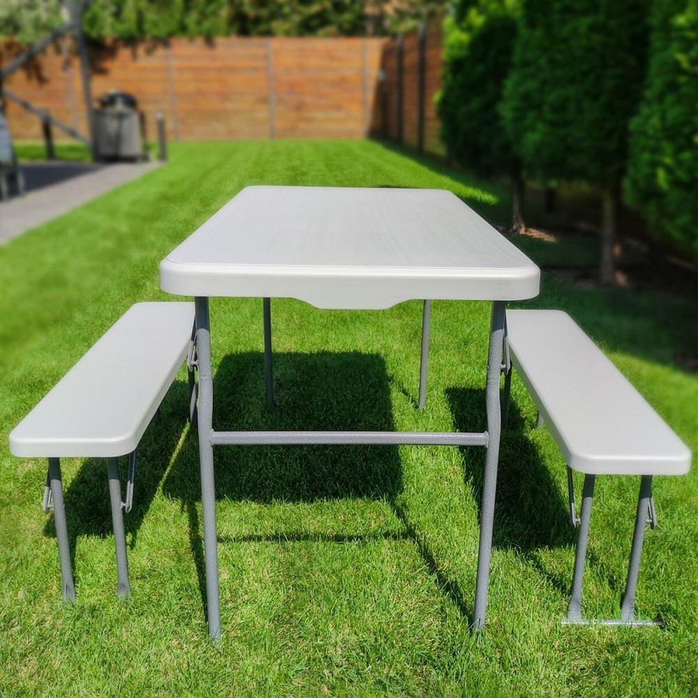 Набір садової мебелі ( стіл і 2 лави) SW-00001612 Київ - фото 2