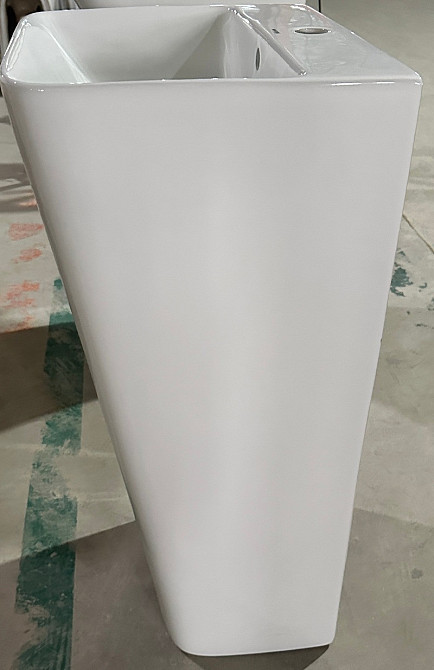Раковина моноблок Mixxus STYLE-1101 з отвором під змішувач та переливом 440х380х830mm   ( MI6696 ) 37126 Харьков - изображение 6