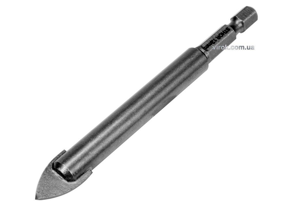 Свердло по склу і кераміці STHOR : YG6X, HEX-1/4", Ø= 12 x 100 мм [100] Одеса - фото 1