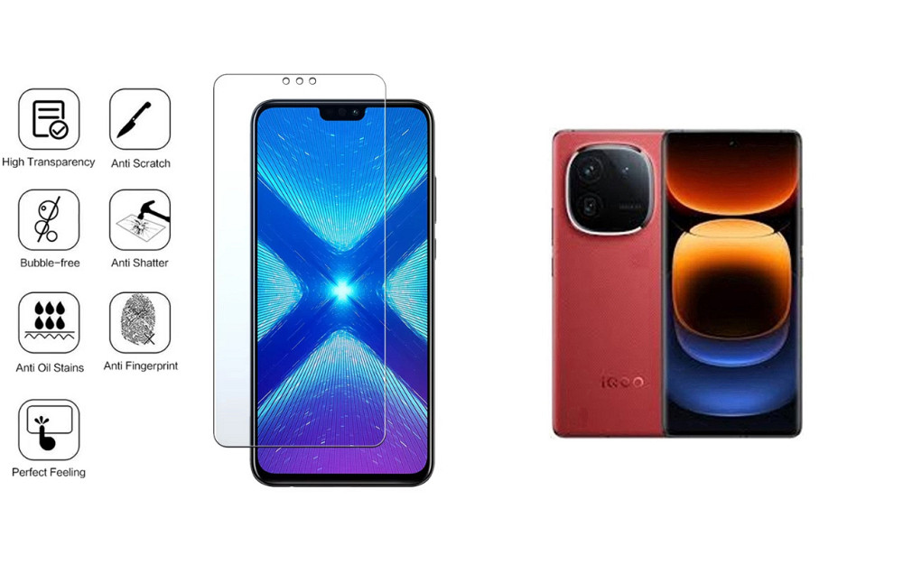 Захисне скло NeoGlass для Vivo iQOO 12 Pro – надпрозоре та стійке Київ - фото 4