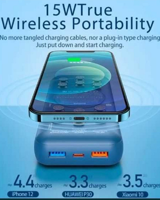 Павербанк Power bank Remax Wireless RPP-207 20000mAh. 22.5W PD-QC. Київ - фото 1