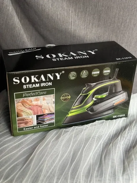 Электрический утюг SK-11015 2400 Вт с паром, резервуар 380 мл, регулируемый пар, шнур 360° Одесса - изображение 3