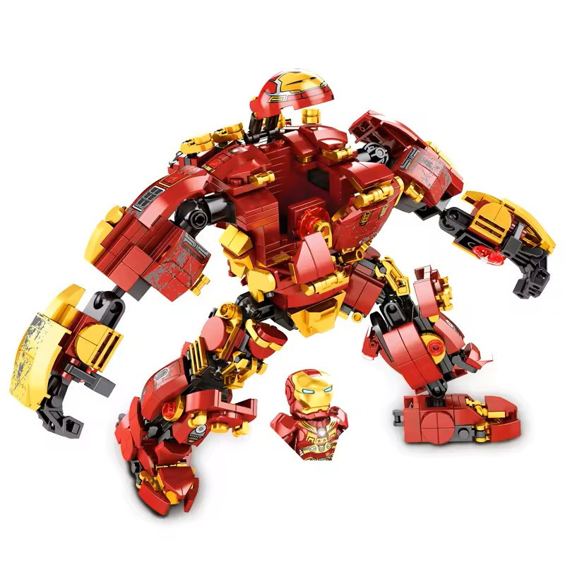 Конструктор Залізна людина Iron Man Hulkbuster (Халкбастер), 650 деталь Київ - фото 4