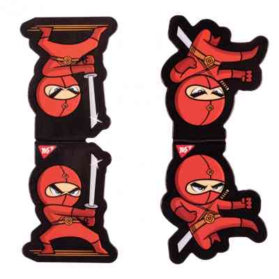 Закладки для книг Yes магнітні Ninja 2шт (707916) Вінниця