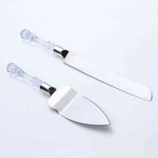 Набір ножів та лопаток для весільного торта. Вінниця