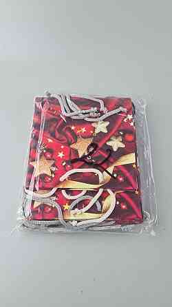 Новогодние, бумажные ,подарочные  пакеты с ручкой Чашка 16/16/8-022 (12 шт) Харьков