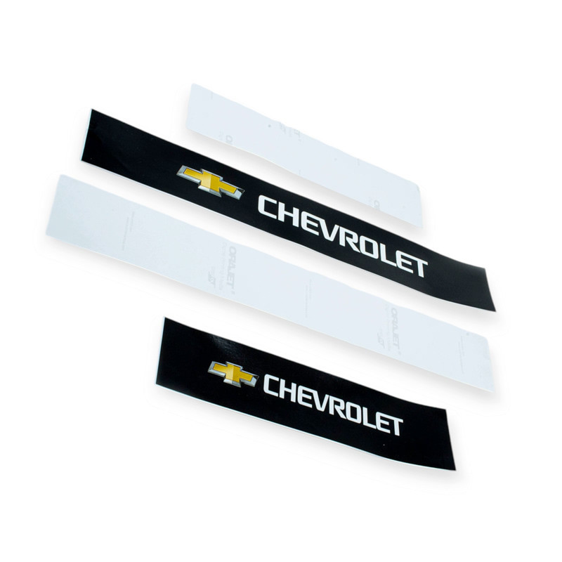 Наклейка на пороги "chevrolet" (4шт) Мукачево - фото 1