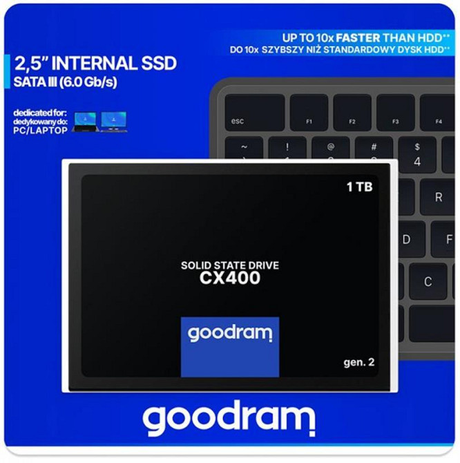 Накопичувач SSD 1ТB GOODRAM CX400 Gen.2 2.5