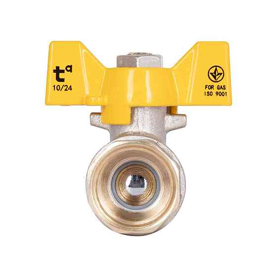 Кран кульовий Thermo Alliance Base 1/2" ВР для газу (метелик) SD602G15 Київ