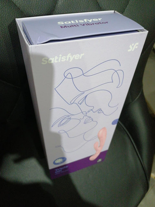 Двосторонній вібратор-кролик Satisfyer Triple Oh Pink (м'яте паковання!!!) Sex Aura Київ - фото 2