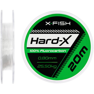 Флюорокарбон X-Fish Hard-X 20m (clear) 0.80mm 25.50kg (1917.03.95) Винница - изображение 1