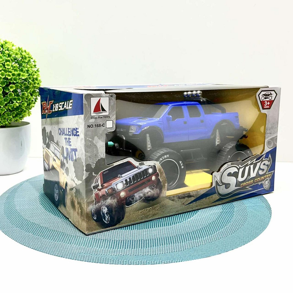 Джип позашляховик на радіокеруванні 23см Синій (168-C25-C26) Чернігів - фото 3