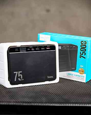 Повербанк HOCO Overlord fully compatible power bank J94 75000mAh |3USB/Type-C, PD/QC, 20W/5A| (black)  ПП8196 Київ