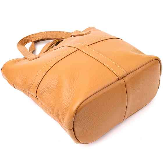 Стильная женская сумка из натуральной кожи Vintage 22994 Рыжий Киев