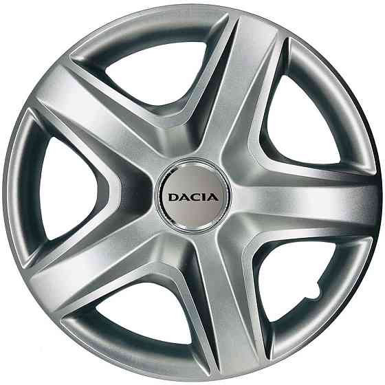 Автомобільні модельні ковпаки R13 Dacia 101 4шт, SJS, сріблясті Київ