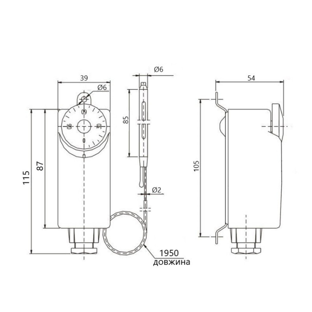 Термостат Thermo Alliance Standart з виносним датчиком TAS350 Київ - фото 2