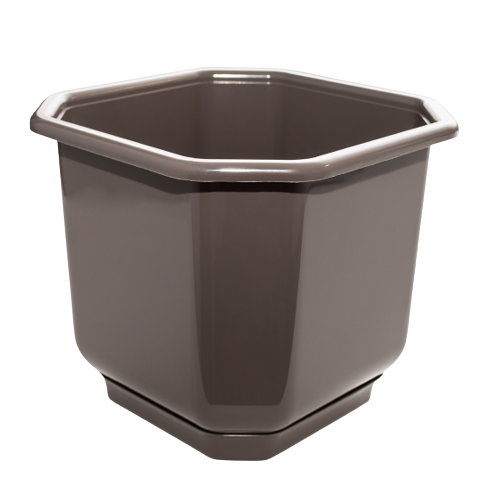 Вазон Дама з підставкою 24*24см капучіно Алеана Житомир - изображение 1