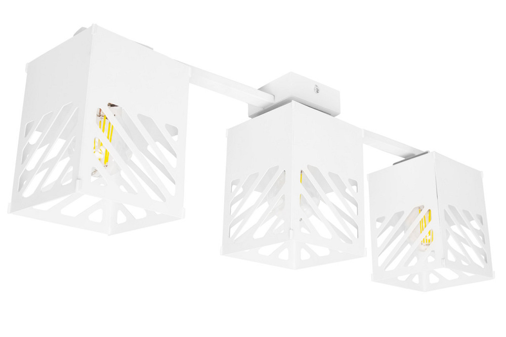 Люстра лофт біла 3 лампи Е27 Urban NL 2410-3 WH Київ - фото 1