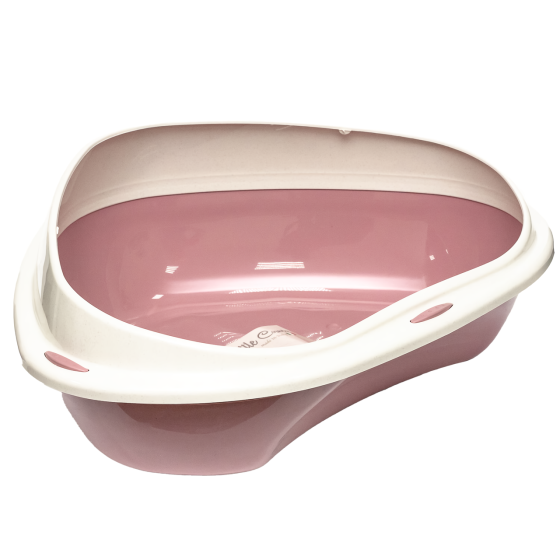 Кутовий туалет для котів Shuttle Corner з бортиком, розмір 58 x 48 x 20.5 см Вінниця