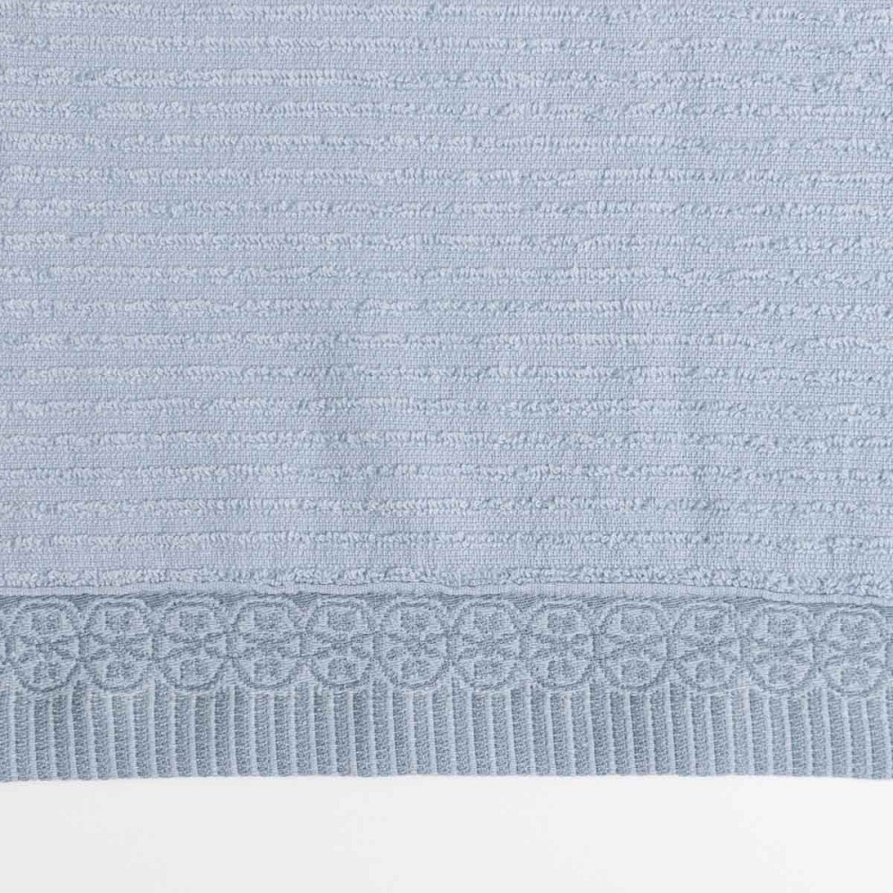 Махровий кухонний рушник з бордюром 30х50 см 400г/м2 GM Textile (Блакитний) Суми - фото 4