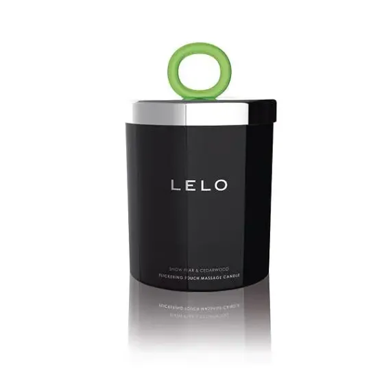 Масажна свічка LELO Massage Candle Snow Pear & Cedarwood, соєвий віск, 36 годин горіння Львів