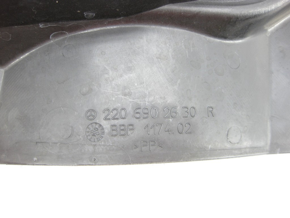 Mercedes-Benz  A2206902630 Пластикова накладка переднього правого лонжерону S-Class W220 CL C215 Одеса - фото 8