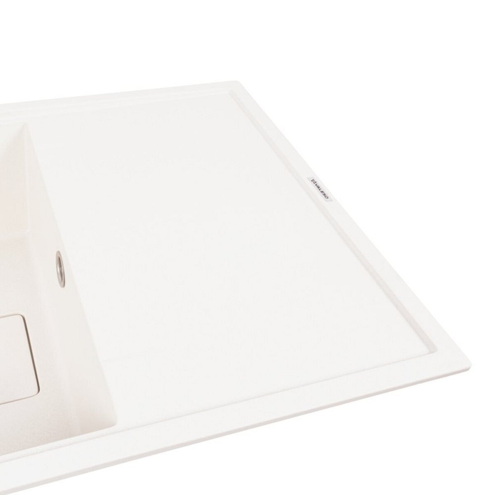 VALESO Гранітна мийка VALESO GALANS 7850 матова Білосніжна Киев - изображение 4