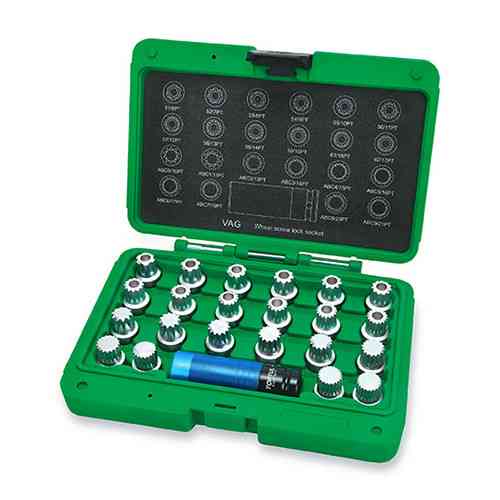 Набір головок для демонтажу секретних болтів VW 23ед TOPTUL JGAI2302 Одеса