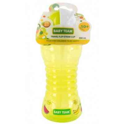Поїльник-непроливайка Baby Team 300 мл зелений (5005_зелений) Вінниця