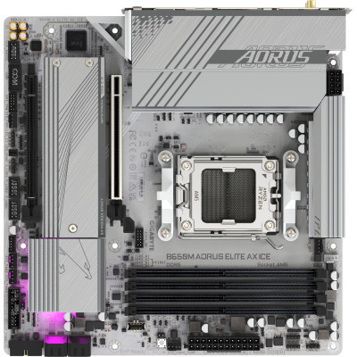 Материнська плата GIGABYTE B650M AORUS ELITE AX ICE (B650M A ELITE AX ICE) Вінниця - фото 4