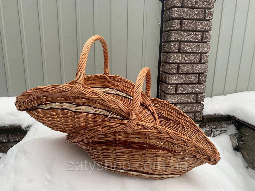 Корзина из лозы для дров Киев - изображение 6