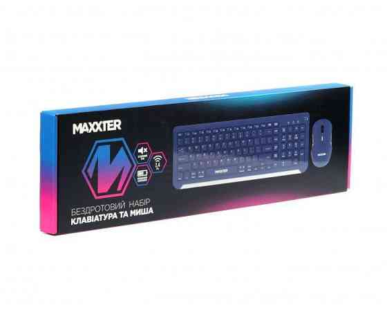 Комплект (клавіатура, миша) Maxxter KMS-WCM-01BL-UA Dark Blue ( Темно-синій ) Харьков