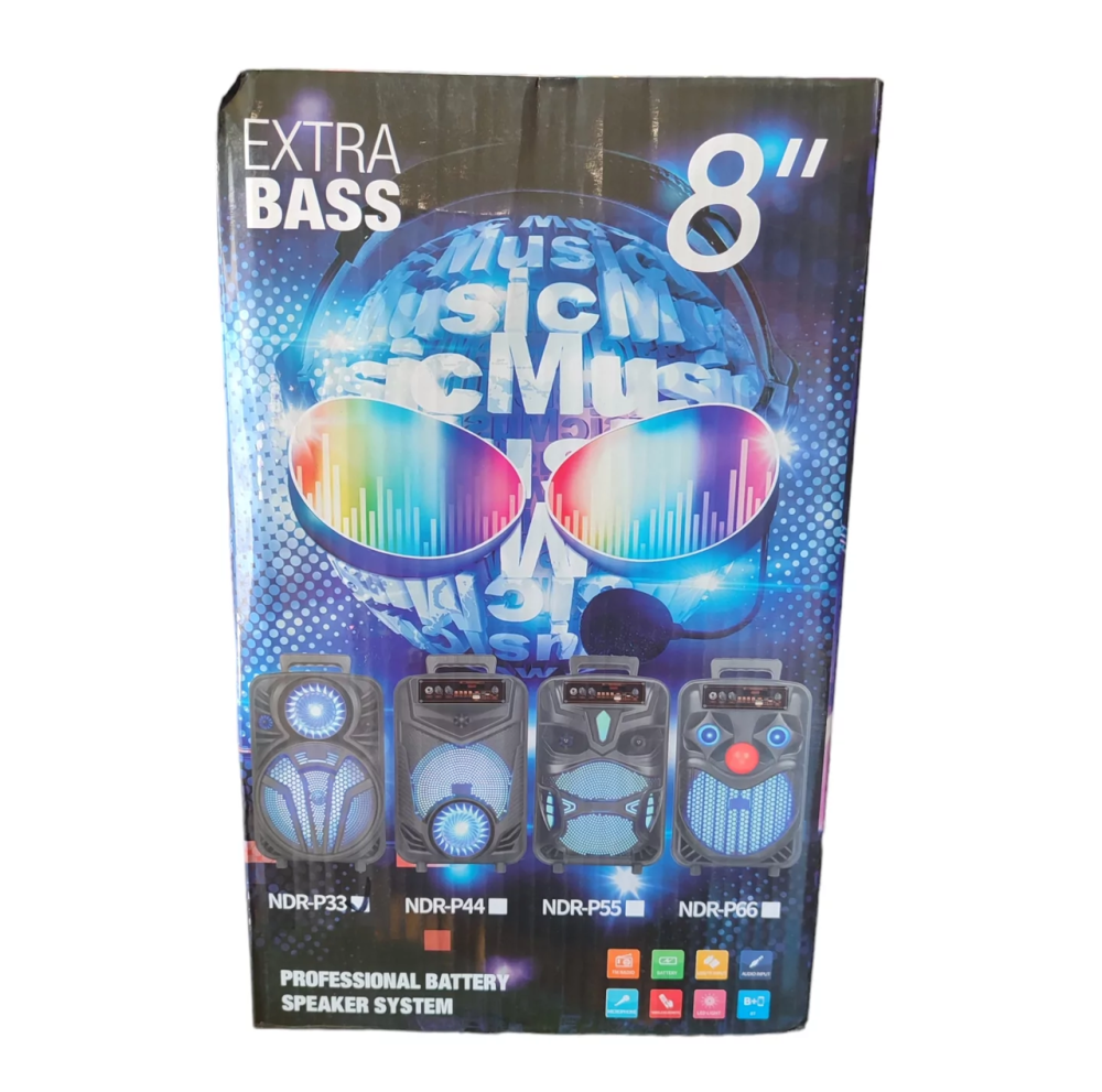 Беспроводная Bluetooth-колонка NDR P33 8 дюймов 15W Киев - изображение 4