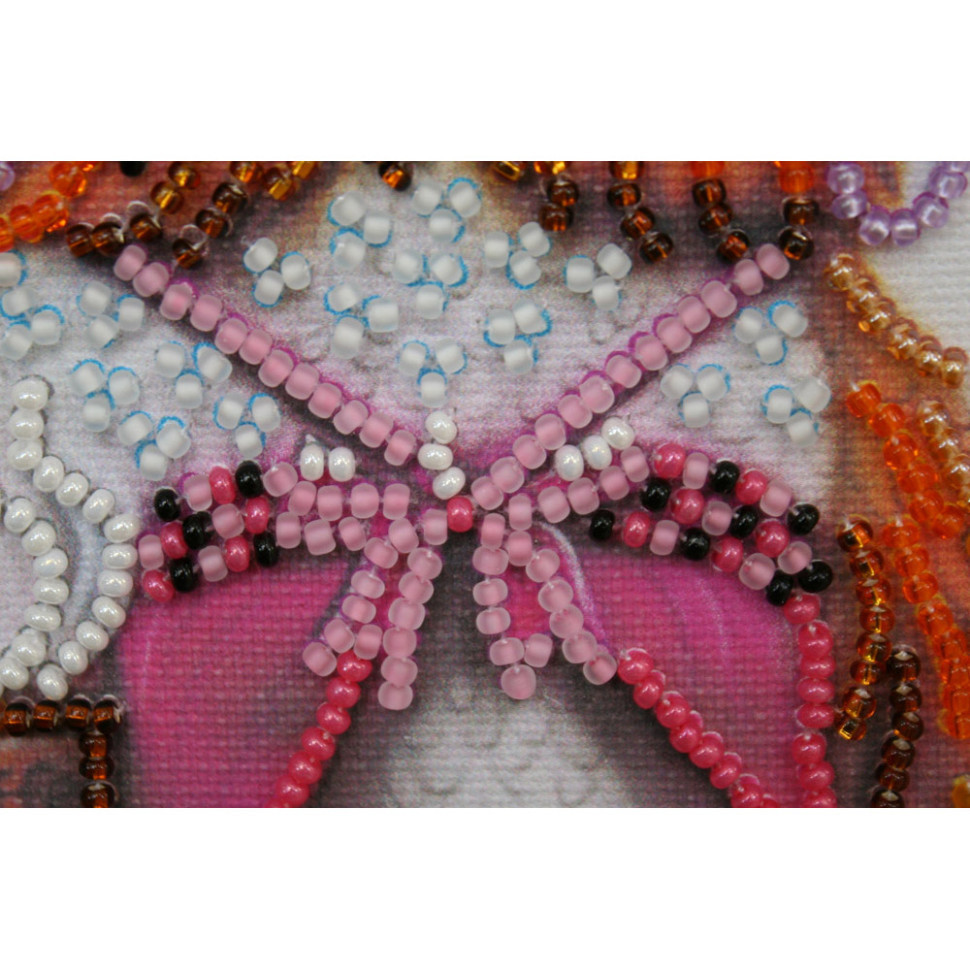 Набір для вишивання бісером "Сова з чашкою кави" AM-104 15х15 см Вінниця - фото 2