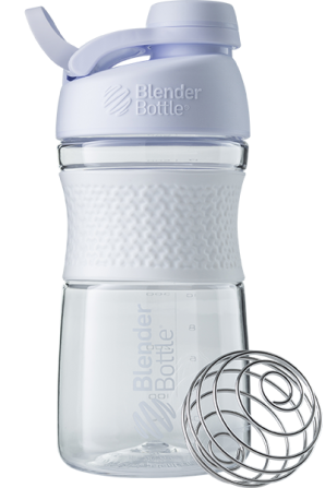Шейкер спортивний (пляшка) BlenderBottle SportMixer Twist 20oz/590ml White Каменское - изображение 2